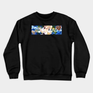 bavaria anime girl - car slap sticker Crewneck Sweatshirt